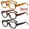 Combination Anti Blue Light Glasses Thick Framed Decoration+protective Goggles Versatile Glasses Suitable Various Face Shapes