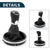 TUCKBOLD Manual Gear Shift Knob Cover for Skoda Fabia II Shift Boot Cover 6-Speed 2007-2014 (1pc)