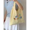 Plaid Canvas Bag Women's Large Capacity 2026 New Summer Versatile Lazy Style E-shoulder Shopping Bag Class Tote Bag