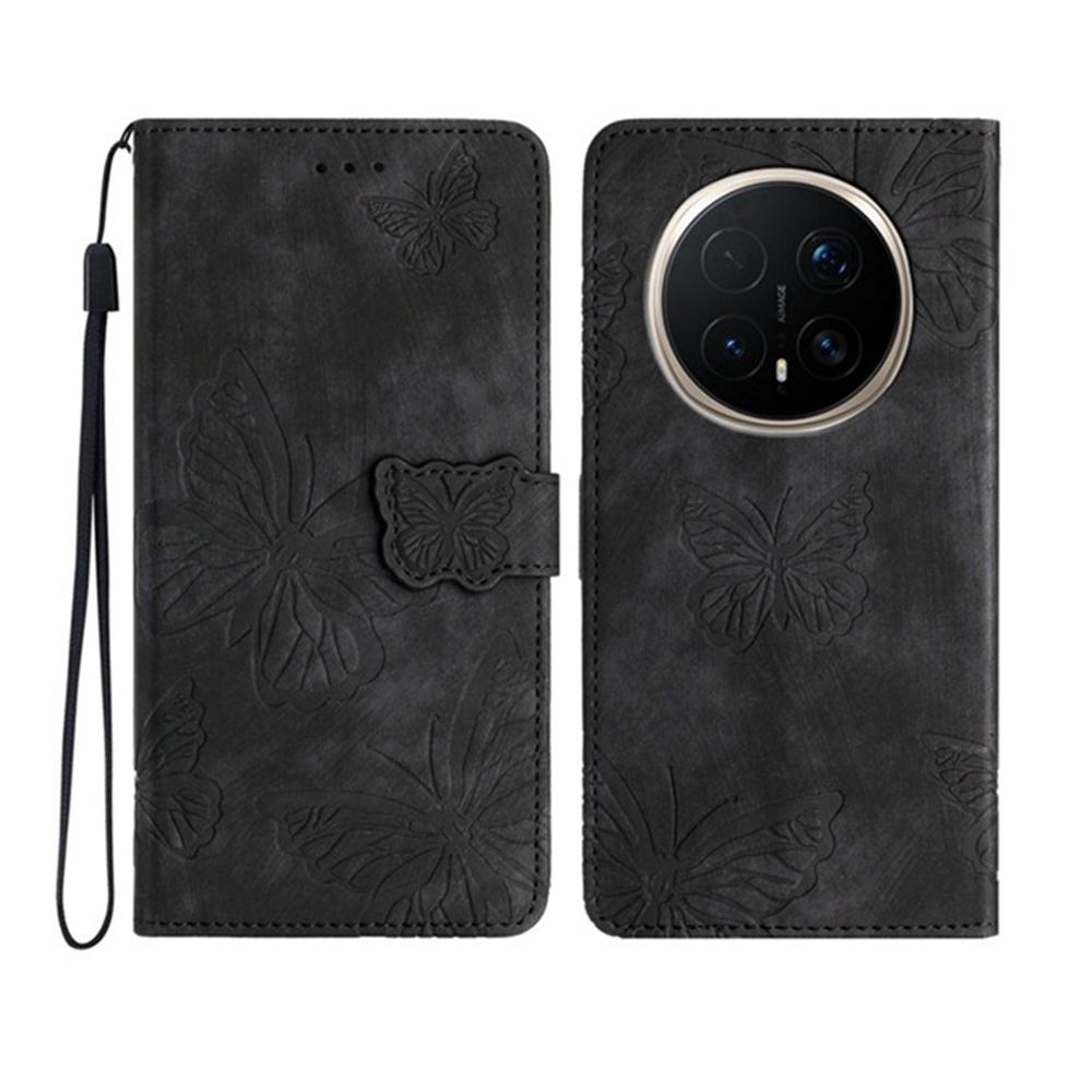 

For Honor Magic8 5G Case Butterfly Design Flip Wallet Leather Phone Cover Skin-Touch
