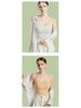 2025 New Summer Plus Size Backless Cami Tank Top with Breast Pads – All-in-One Bandeau Lingerie for Women