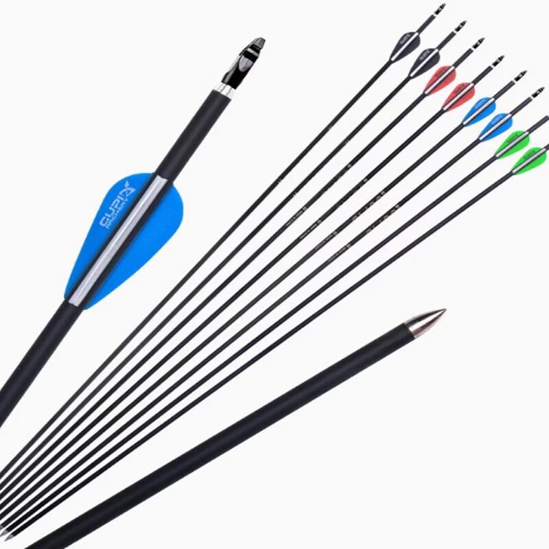 LWANO Recurve Archery Mixed Carbon Arrows - 6mm
