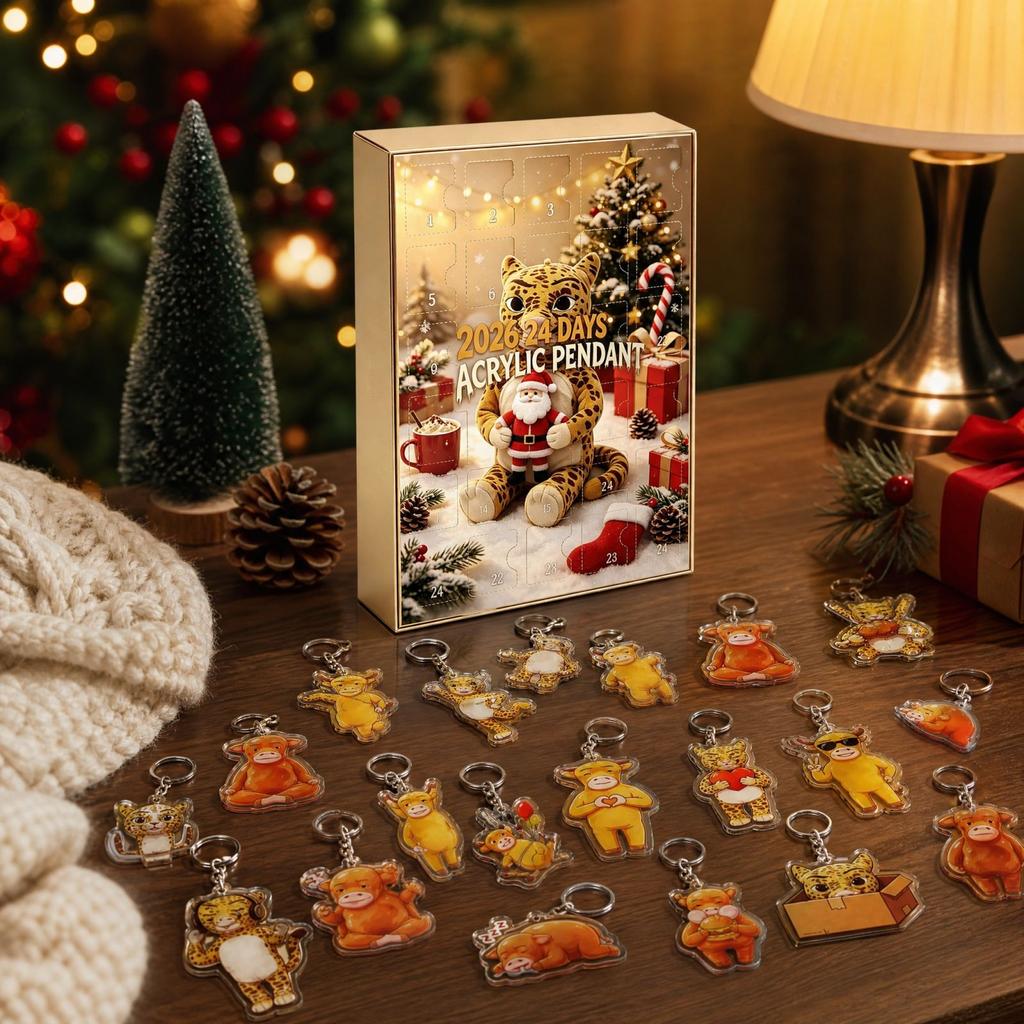 2D Christmas Tree Hanging Ornament, Fun Holiday Christmas Decoration for Tree Décor