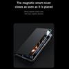 Custodia per Telefono SULADA in Pelle con Texture Kevlar 600D e Finestra Smart