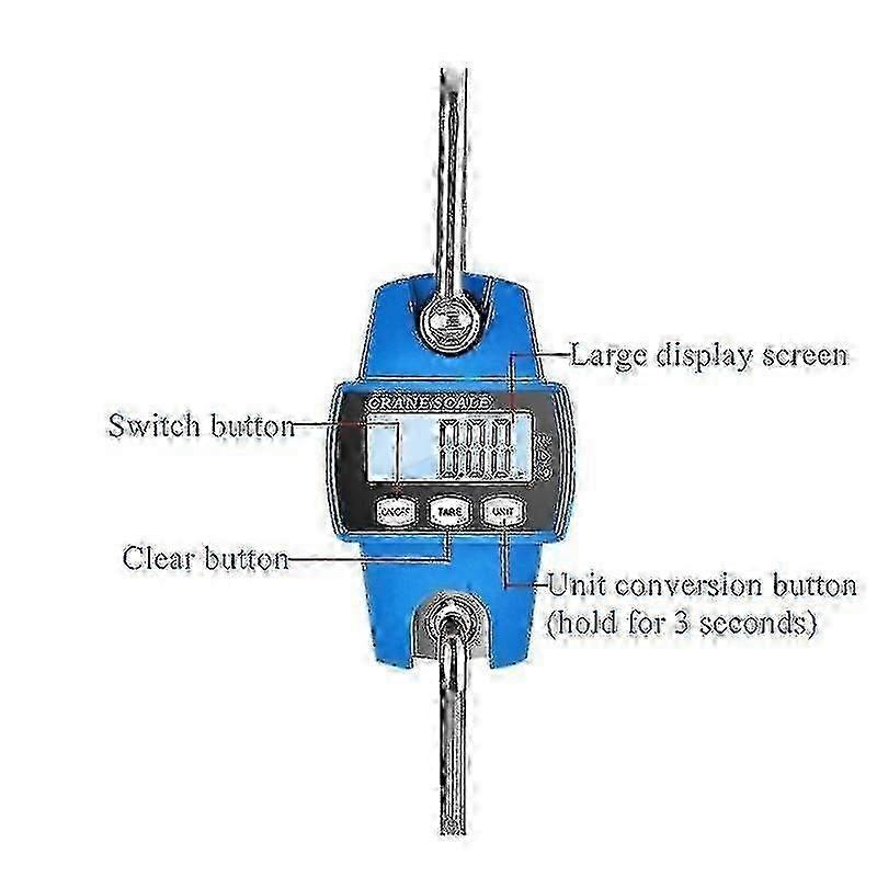 Heavy-duty Electronic Crane Scale Industrial Weighing with Hook