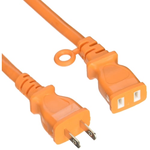 Yamazen Extension Cord for Gardening Machines 10m VCT/0.75 x 2 cores 7A/125V (up to 700W in total) Orange ECT-S710