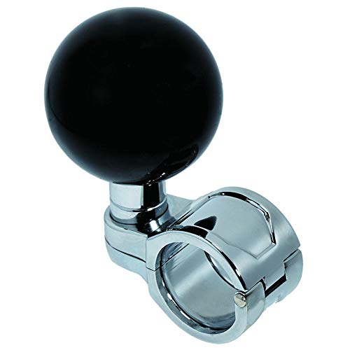 Jet Inoue Handle Spinner, Round, Black, 506267, with Bearings, Fits Handle Sizes 26-32mm, Includes Hex Wrench and Two Rubber Gaskets