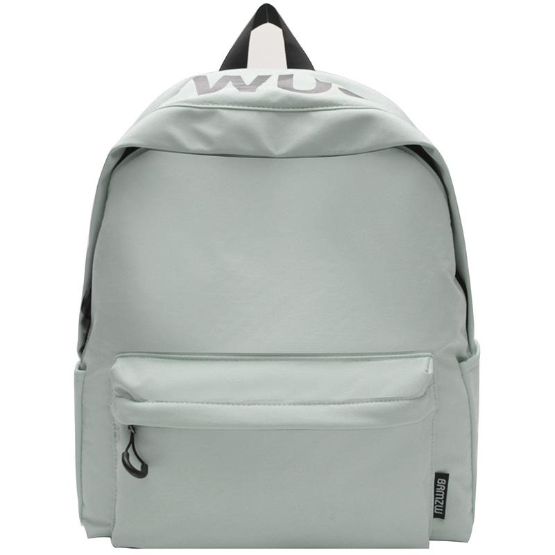 Korean Version of Alphabet Large-capacity Schoolbag Niche Design Fashionable Versatile Casual Backpack Lightweight Waterproof Burden-reducing Backpack