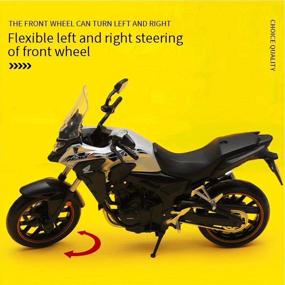 Simulation 1/12 Alloy for HONDA CB400X Motorcycle Model Youngster's Toy Car Ornament Pull-Back Car Model Boy Toy Birthday Gift