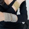 Elegantes mehrschichtiges geometrisches Armband: Luxuriöser, Personalisierter Design- und Kühner Grenzüberschreitender Statement-Schmuck