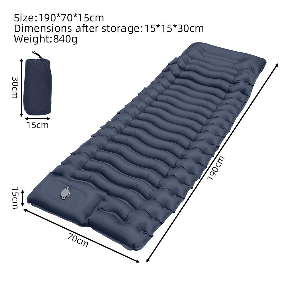 Portable Wide Inflatable Camping Mattress and Cushion
