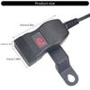 Double  USB Motorcycle Phone Charger 6.8A Fast Charging with Voltmeter Waterproof Motorcycle USB Charger Simple Installs