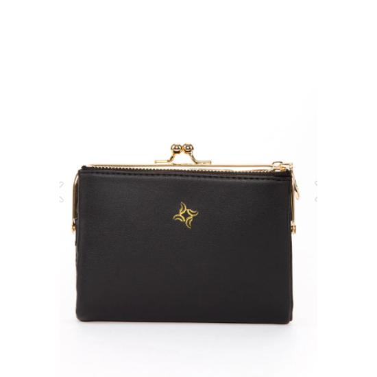 Luw Damen Geldbörse mit Clip und Münzfach