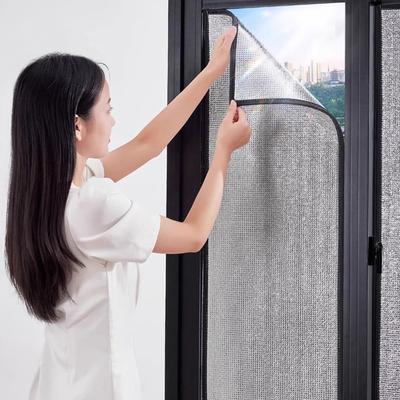 Fenster-Wärmedämmfolie Verdicken 5mm Outdoor-Beschattungsvorhang Anti-UV Aluminiumfolien-Schattennetz Haushalt Sonnenschutzfolie