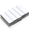 Pack of 60 Magnetic Strong Magnetic Nameplate 80 X 30 Mm Magnetic Whiteboard Refrigerator Magnet Ideal for and Schedule White Sheets, Labels, Mm, 1.5