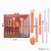 American RT Series 1997 Makeup Brush & Sponge Set: Includes Blush, Blending, Eyeshadow Brushes & Beauty Sponge, Exclusive for Foreign Trade.