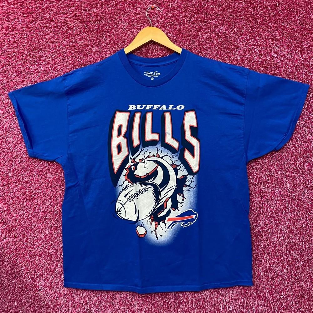 Junk Food NFL Buffalo Bills Blue Logo TShirt XL Unisex T-Shirt XL