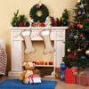 Holiday Christmas Fireplace Hanging Christmas Stockings Pet Supplies Dog Bone Decoration