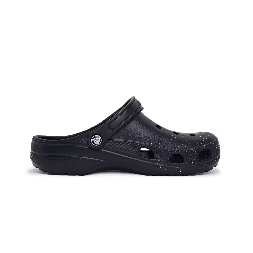 Crocs Classic clog Silent Bear EVA Minimalist Subway Graffiti Commuter Beach Hole Shoes Unisex Black