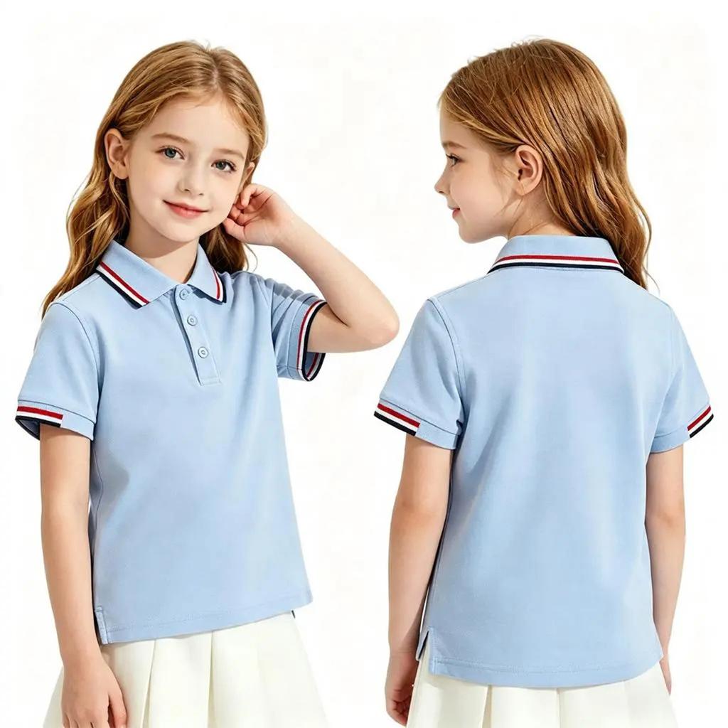 Children's Quick Dry Shirt for School Uniform and Daily Wear