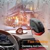 2in1 Car Heater Fan 200W 12V 24V Car Heater Electric Cooling Heating Fan Windshield Defroster Defogging Demister Anti-Fog Heater