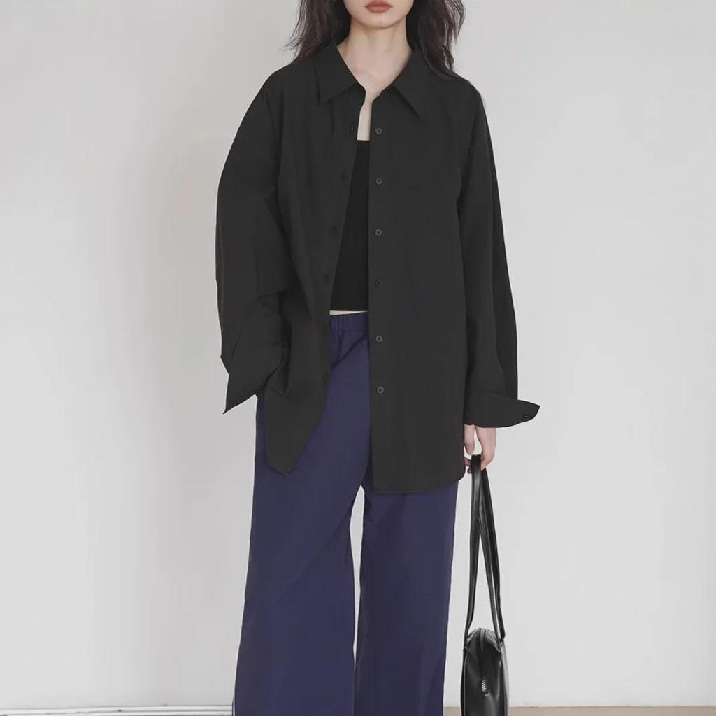 EIGHTHMONTH Women's Black Long Sleeve French Blouse Jacket - Autumn Collection