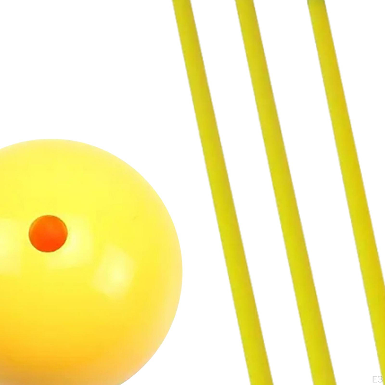 Poteaux D'agilité LICAEVEY – Réglables En Hauteur, Lot De 10 Avec Bases, Pour Foot, Rugby, Basket, Entraînement Vitesse Et équilibre