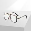 Trending Blue Light Blocking Gaming Glasses Matte Black Anti Ray Eyewear for Men Women Transparent Fashion