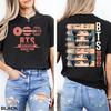 BTS Arirang World Tour 2026 Double Sided Kpop Fan T-shirt Men's Women's Oversized Y2k Streetwear Short Sleeve Comfortable Female Male Clothing