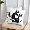 Kanji Ranma Anime Manga 2 Pcs Square Pillowcase Pillow Cover Cushion Zip Decorative Comfort Throw Pillow For Home Bedroom