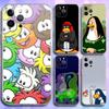 Club Penguin Handyhülle für iPhone 16e, 16, 15, 14, 13, 12, 11 Plus, Pro, Max, XR, XS, X, Plus, SE, Mini – Transparente, weiche Hülle