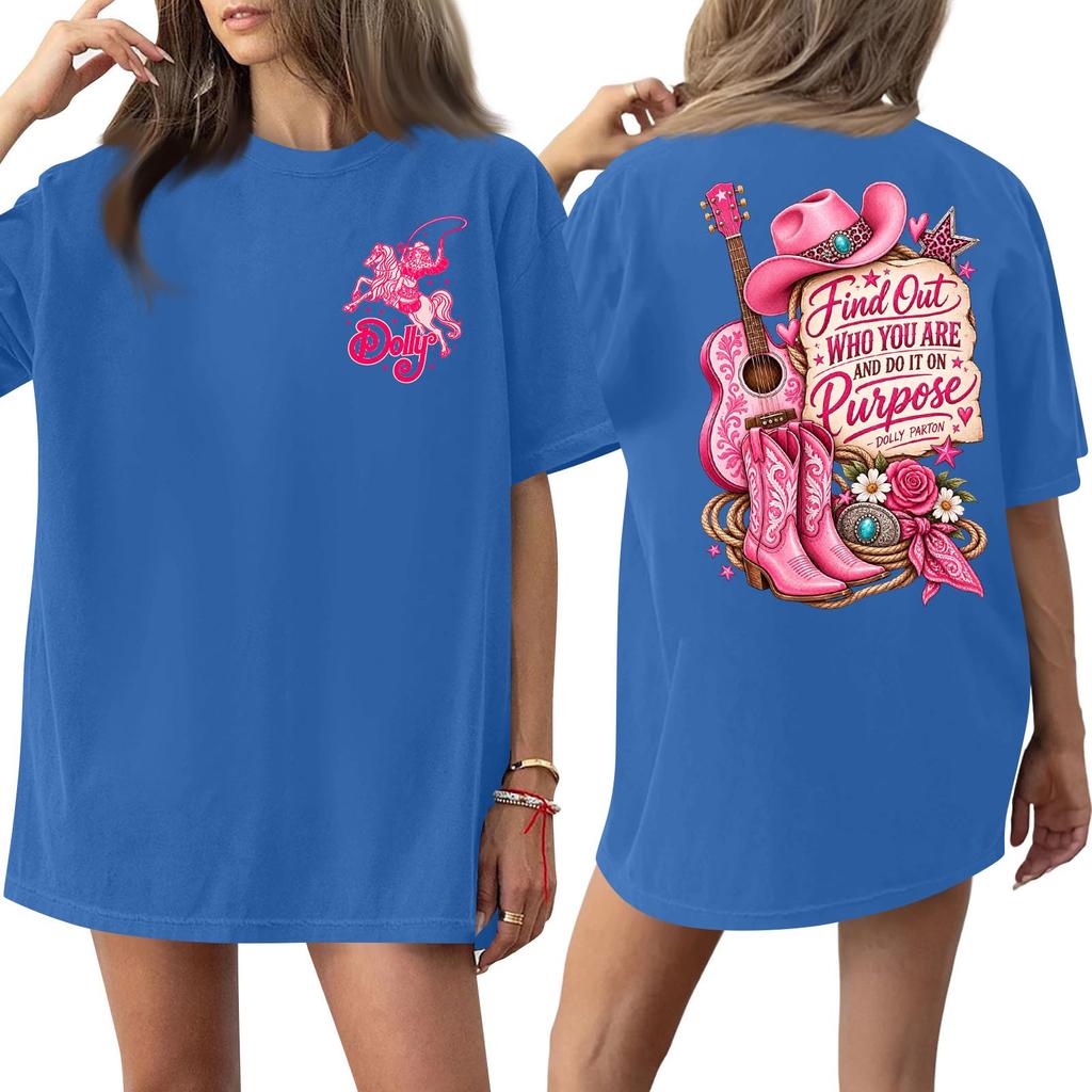 Women's Trendy Casual Short Sleeve Letter Print T-Shirt for Everyday Wear