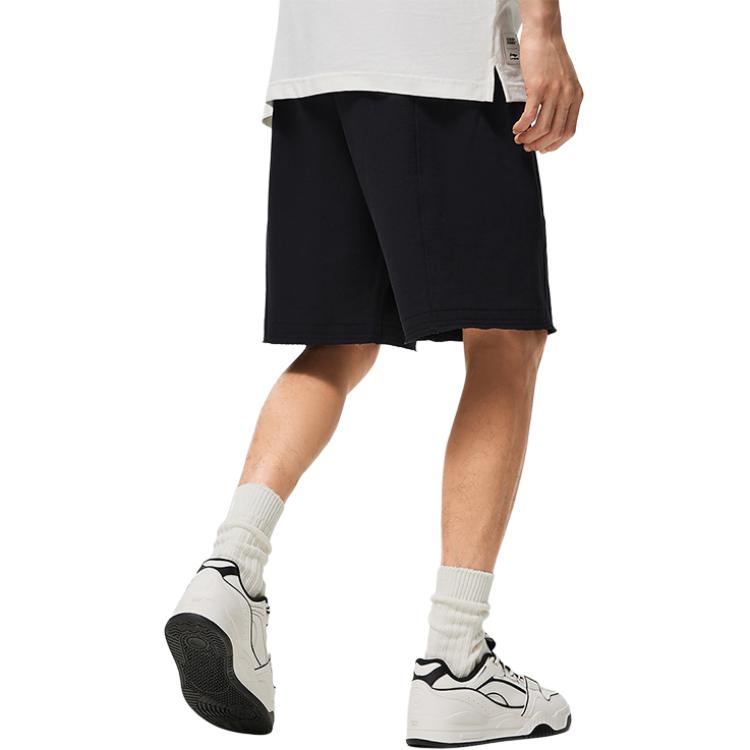 Li Ning X League Of Legends Pool Party Collaboration Letter Print Loose Casual Straight Leg Shorts Men Shorts Off-White AKST831-4
