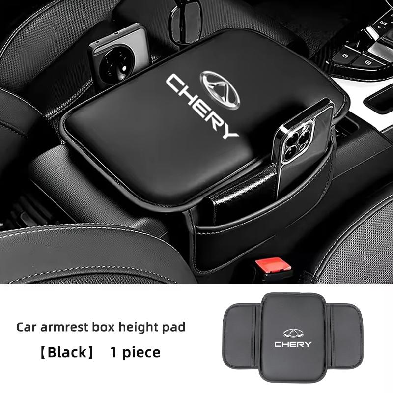PU Car Arm Rest Cushion Storage Pad Armrest Box Protective Cover For Chery Tiggo 7 Pro 8 4 5 3 2 T11 5X Amulet Fora QQ IQ Fulwin z1