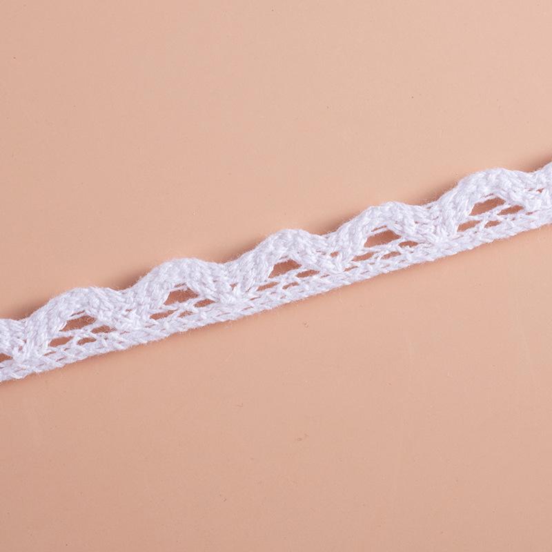 Create Stunning Decorations with 10/90/180 Meters of Cotton Lace Trim, Perfect for Curtains, Tablecloths and Sofa Cushions