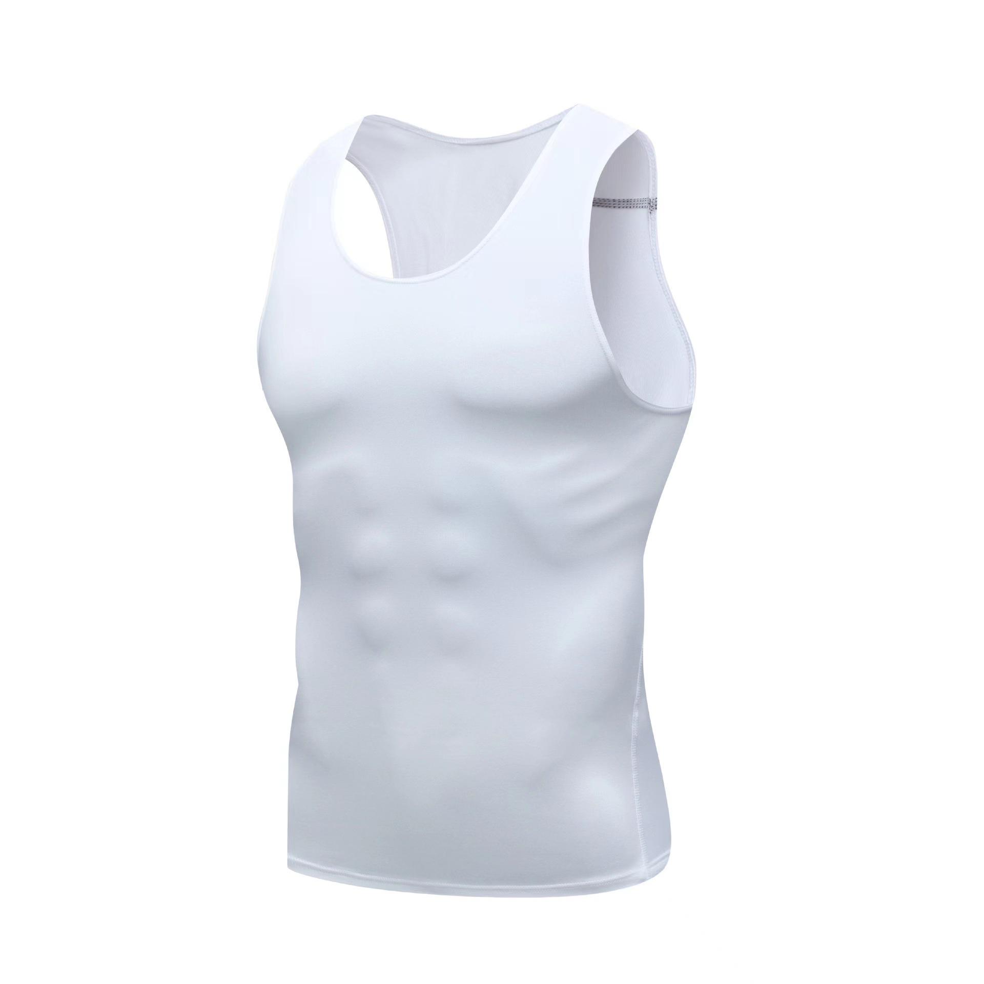 Men s Sweat-Wicking Slim-Fit Sports Vest for Running, Basketball, and Track