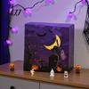 Halloween Überraschungskalender 2026 Adventskalender, 24-Tage Countdown-Box mit niedlichen Aktivitäts-Sammelspielzeugen, Gruselige Feiertags-Geschenkbox, Hausparty