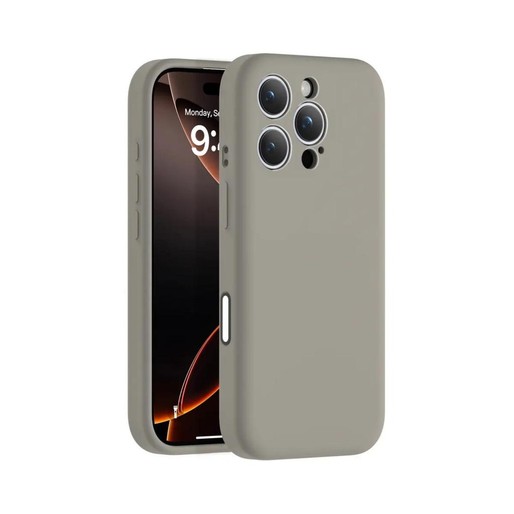 Custodia Magnetica in Silicone a 16 Pulsanti per iPhone 15 Pro Max con Design Lenti a Filo