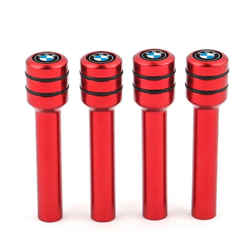 4Pcs Aluminum Alloy Car Door Lock Pins Security Rod Knob Cover For BMW M 50th Anniversary M5 E46 E90 F10 E39 E36 F20 E87 G30 E92 GH5