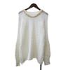 Autumn and Winter New Bead Design Knitted Sweater Top Loose Soft Waxy Gentle Wind Sweater Pullover Woman