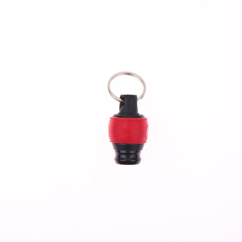 Handy Ball Grip Screwdriver Bit Holder; Portable Drill Screw Adapter; Keychain & Fast Change Feature; 1/4 Inch Bar.