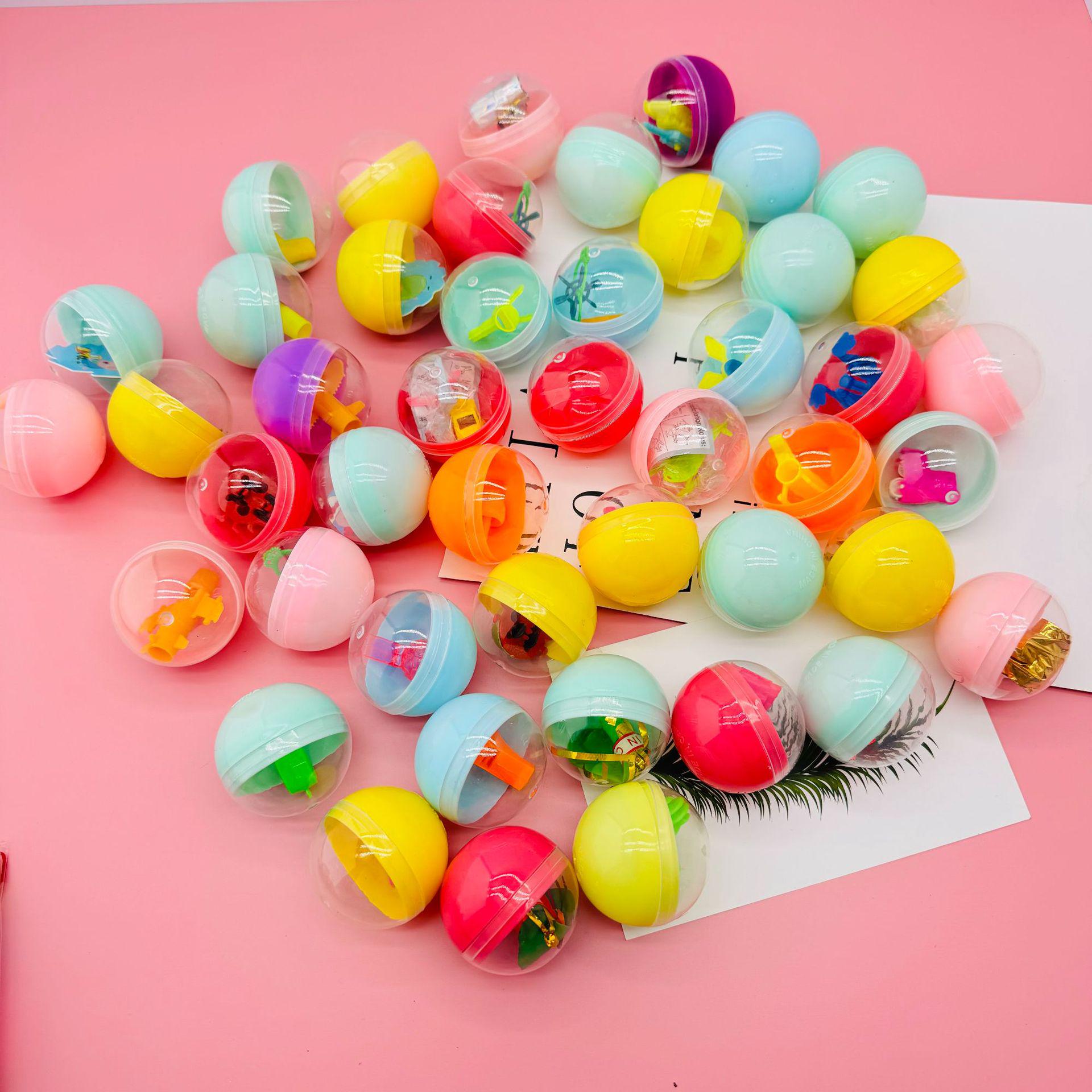 

45cm Macaron Color Surprise Gashapon Toy: Blind Egg Machine with Round Ball Capsule for Boys and Girls