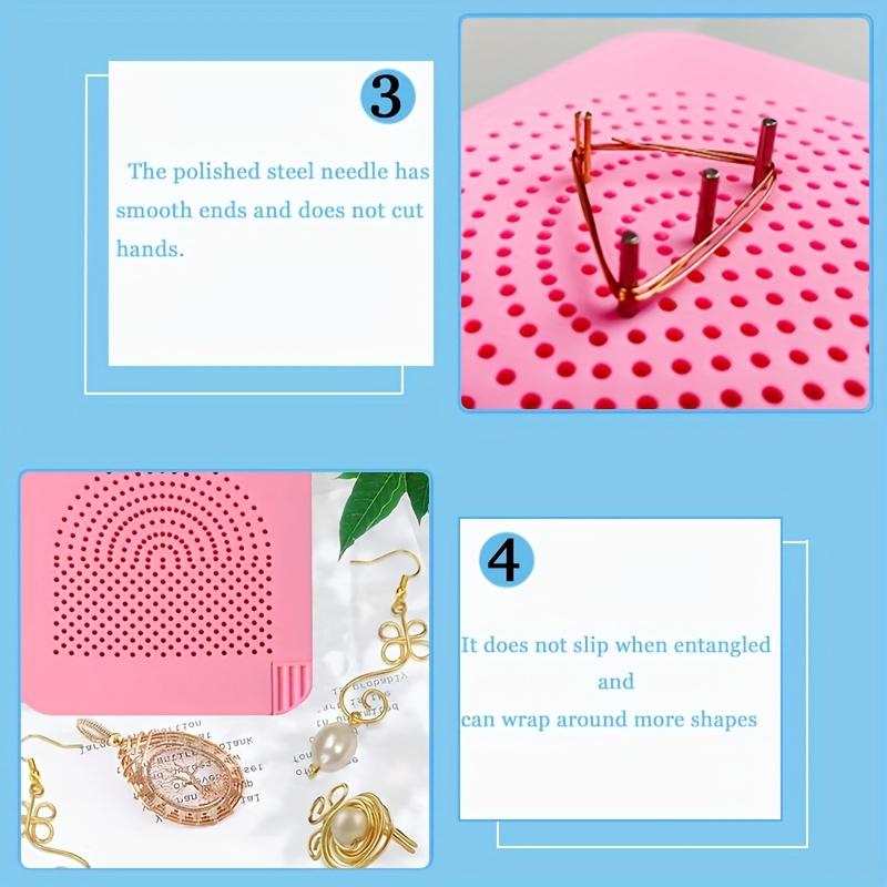 Paper Art Rolling Paper Copper Wire Tool Paper Wrapping Tool Portable Handmade Wrapping Board Used for Jump Ring Wire Wrapping Jewelry Making