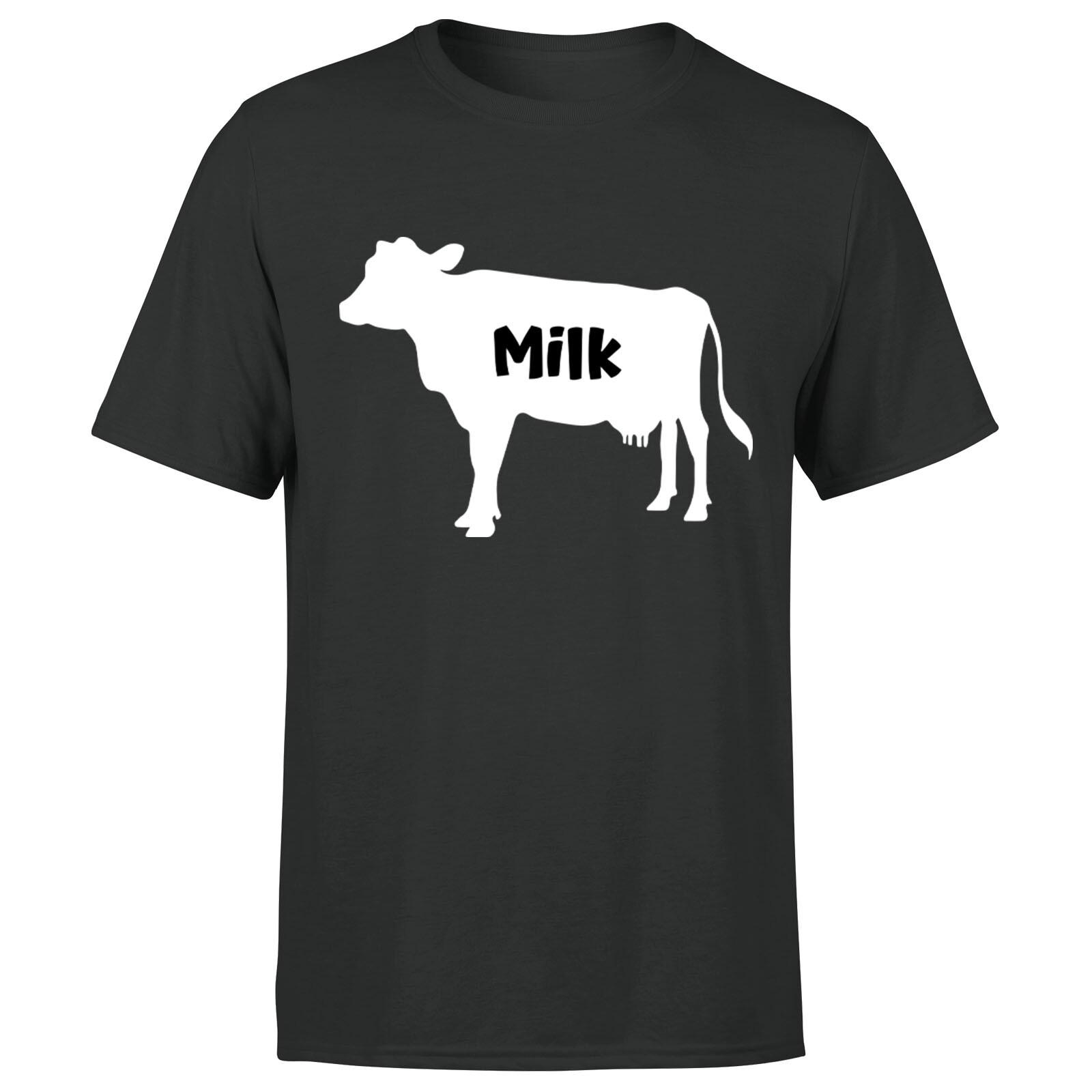 Milk Dairy Cow Mens T Shirt Mens Womens Tees Top Funny Animal Graphic For Farmer Tee Top 4XL