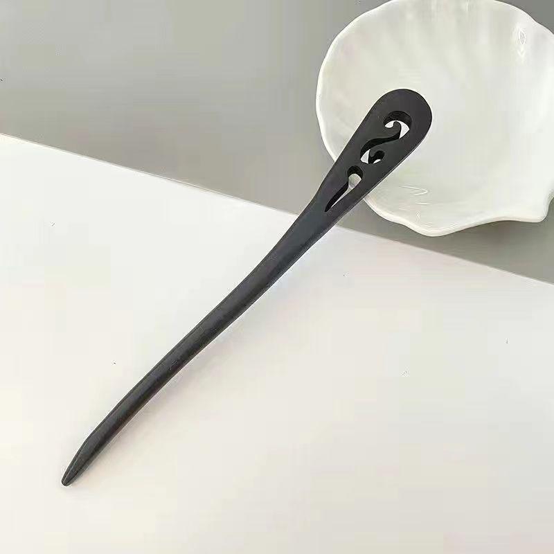 Antique-Style Wooden Hairpins: Chinese Qipao & Hanfu Headdress Accessories, Handmade for Hair Styling