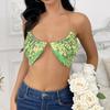 2024 Fashion Ins New Gradual Change Sequins Sexy Bra Body Chain Hot Backless Neck Sling