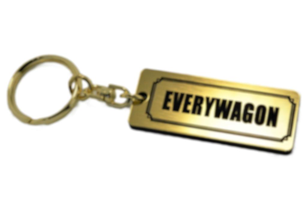 Every Wagon Gold Black Double Ring Acrylic Original Keychain DA17W DA64W 4WD Custom Parts A-471-1 &