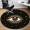 1PC Eye Stars Office Round Area Rug, Mat Suitable For Office, Under Office Chairs Bedroom Living Room Home Decor, Room Deco