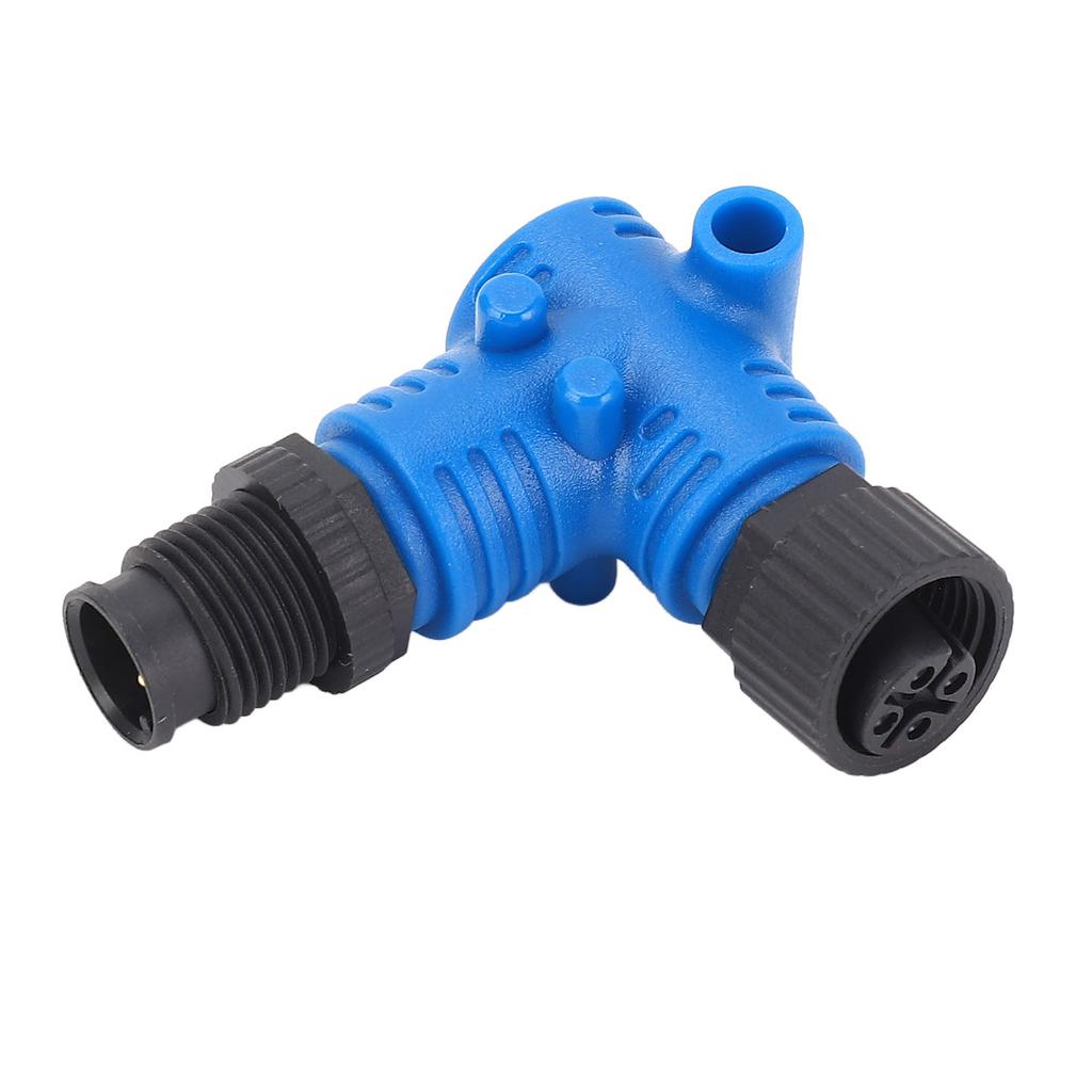 For NMEA2000 90 Degrees Connector M12 5 Pin IP67 Water Resistant 90 Degree Elbow Connector for Lowrance Networks