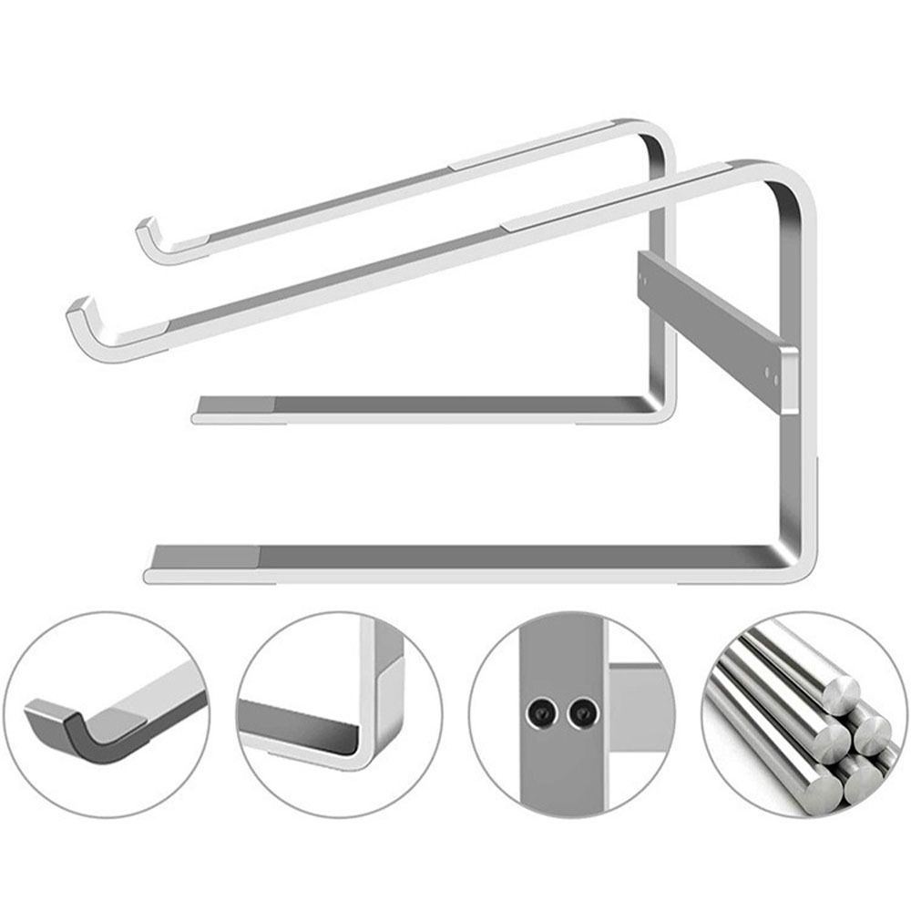 Ventilated Notebook Riser Double Layer Computer Stand Sturdy Laptop Holder  Space Saving